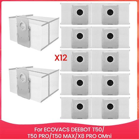 Dust Bags pour T50 Series – T50 PRO/T50 MAX/X8 PRO OMni Aspirateur de remplacement Bags (1/5)