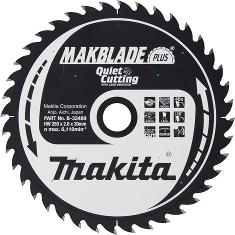 Makita MAKBLADE Plus Sägeblatt 250x30x48Z - B-33489 (1/4)