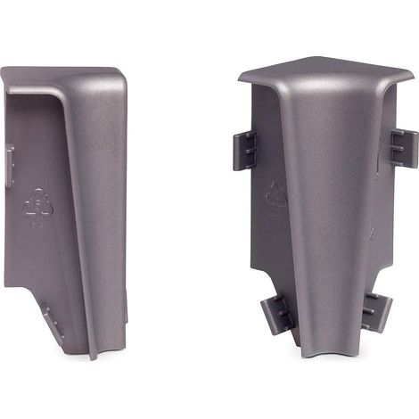 KGM Innenecken für Sockelleiste Mega Aluminium 20 x 58 mm
