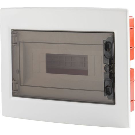 Centralino da Incasso Rosi 15007 - 12 Moduli DIN, Grado IP40, Sportello Fumé