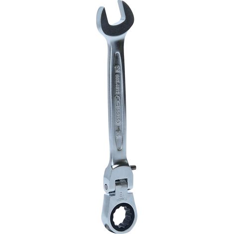 KS Tools - Clé mixte à cliquet à tête inclinable à verrouillage GEARplus®, 12 mm sans carte support - 503.4812-1 (1/5)
