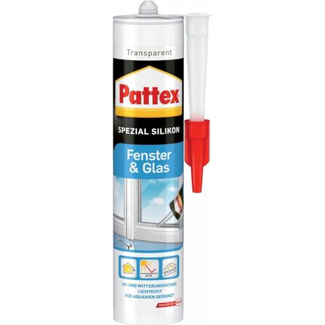Pattex Silicono ventana y vidrio 300ml, transp. (por 12)
