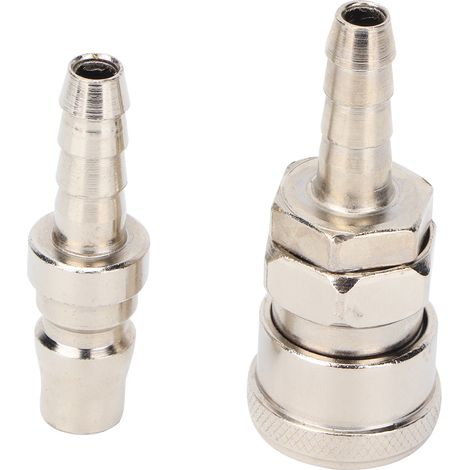 Raccord pneumatique G1/4, raccord rapide autobloquant de type C pour tuyau d'air et outils pneumatiques (1/5)