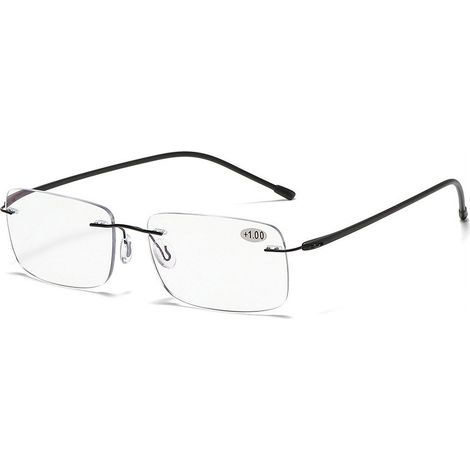 Lunettes de lecture photochromiques - noires [changement automatique de couleur pour la vision de près et de loin] - 400 degrés (1/5)