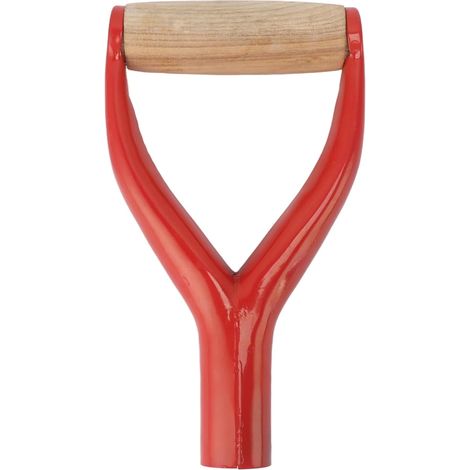 Poignée en D pour pelle à neige, poignée de rechange pour pelle à neige, accessoires de jardin, pelle à neige de 31 mm de diamètre intérieur, outils de creusement et de démolition (rouge) (1/5)