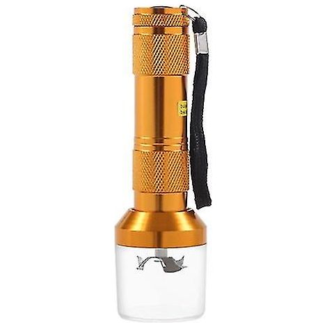 Broyeur à herbes électriques en aluminium, lampe torche, broyeur à feuilles, broyeur, pollinisateur en métal