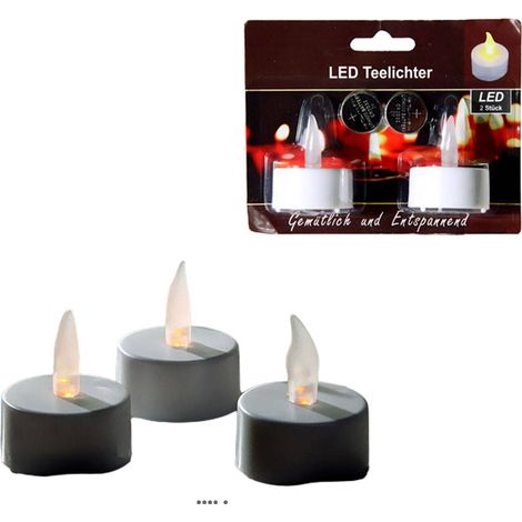 Lampes Flammes a led X 2 sans piles Top ambiance en soiree (1/3)