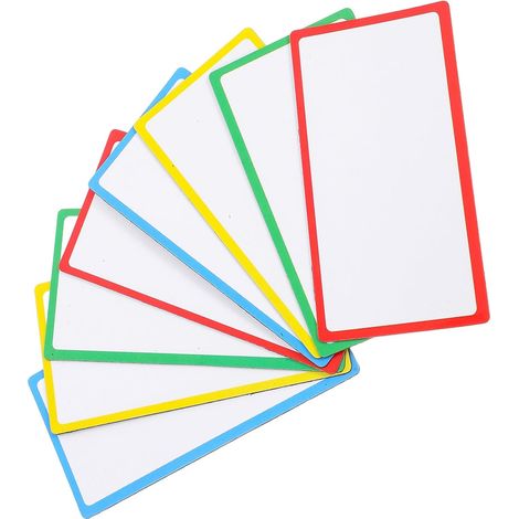 8 Magnetische Wiederverwendbare Namensschilder 8 Stück aus
