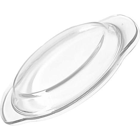 Couvercle Micro-Ondes En Verre 10.24 Pouces Couvercle D'Assiette Anti-Éclaboussures Réutilisable Accessoire À Micro-Ondes Pour Bacon Sandwichs Grillés Hamburgers Et Grillades (1/5)