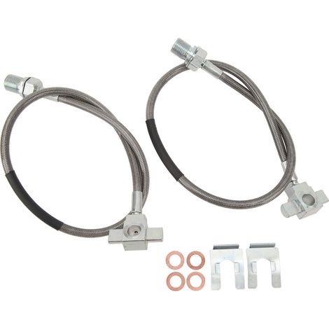 Ligne de frein avant en acier inoxydable, 2 pièces, remplacement 89340S pour Chevy C10 C20 C30 K10 K20 K30 K5 (1/5)
