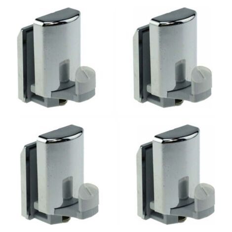 Double Caster Shower Door Wheels - 4 Pieces (1/5)