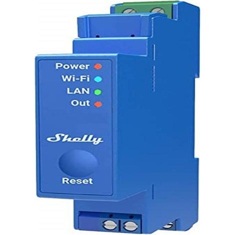 Shelly Shelly Pro 1 Shelly Relè su guida DIN Bluetooth, Wi-Fi (1/7)