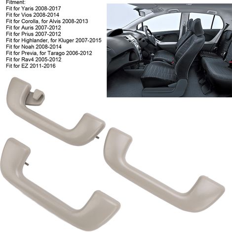 Manija de techo Interior 3 uds 74610-52020 para Yaris Vios Corolla Altis Auris Prius (1/5)