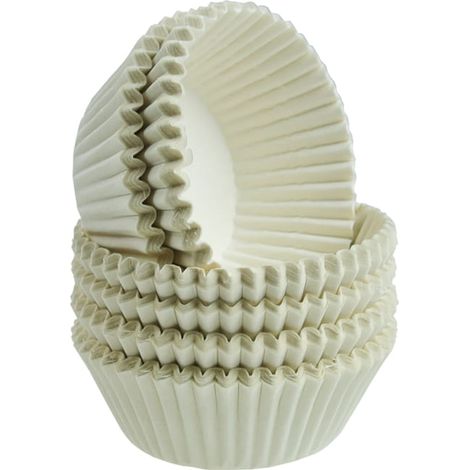 Papier-Muffinförmchen 45x25 cm weiß
