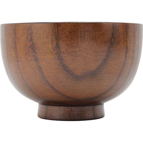 Grande vaisselle en bois pour salade de fruits, nouilles et riz (1/5)