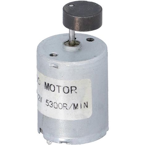 12V Gleichstrommotor mit Drehzahlreduzierer, 13x6mm Exzenterrad, 5300 U/min, Vibrationsantriebsteil für Heimwerker und Automatisierung. (1/5)