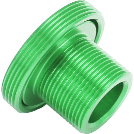 Vis de fixation pour manivelle vélo M18 M30 en alliage, compatible vélo route et VTT, couleur verte. (1/5)