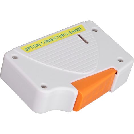 Boîte de nettoyage blanche pour fibres optiques, légère, pour connecteurs de fibres optiques SC, FC, ST et LC, nettoyeur d'extrémités de fibres. (1/5)