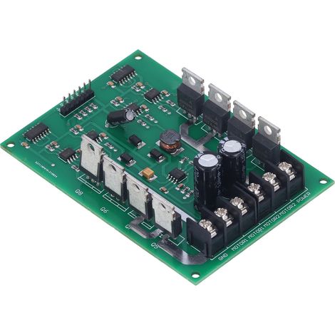 Module pilote double moteur Haute Puissance Pont en H contrôleur DC avec freinage pour circuit 3V-36V 15A 30A pic PCB (1/5)