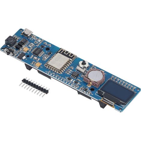 ESP8266-Taktmodul-Entwicklungsboard mit 0,96-Zoll-OLED-Display und 18650-Batteriehalter (1/4)