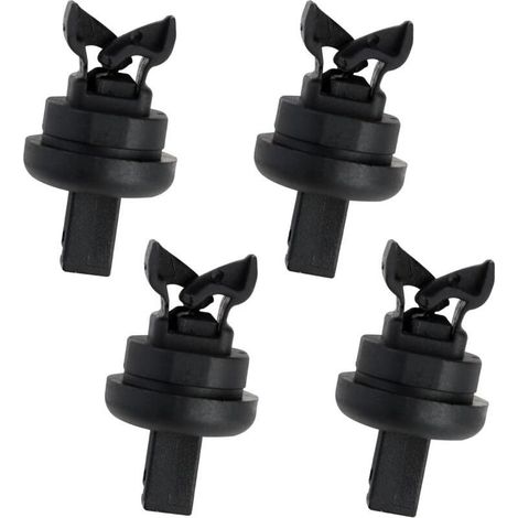 Lot de 4 clips de retenue pour tablette arrière, 7705099001 8200675047, remplacement compatible avec les clips de retenue pour chaîne de voiture Clio/Megane, tablette arrière de voiture (1/5)