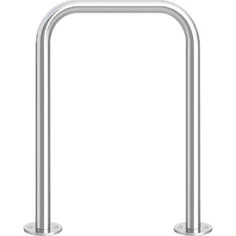 Dissuasore archetto inox rettangolare H 100 cm x L 60 cm da tassellare