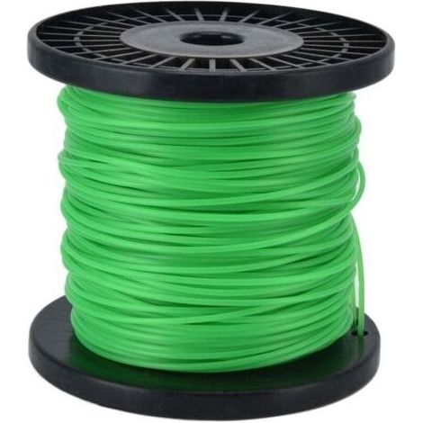 PA Fil Nylon pour Coupe Bordure débroussailleuse 2,0 mm x 100 M Universel DIY Bobine Fil pour Coupe Bordure (1/4)