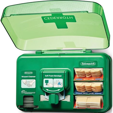Wundversorgungsspender Wound Care Dispenser B306xH155xT155ca.mm grün,transparent (1/2)