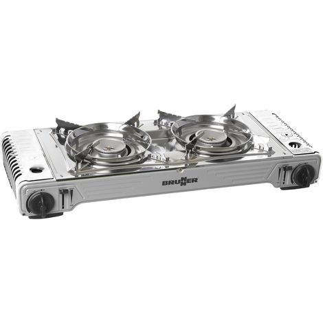 Teufel Doppelgrill grau Brunner