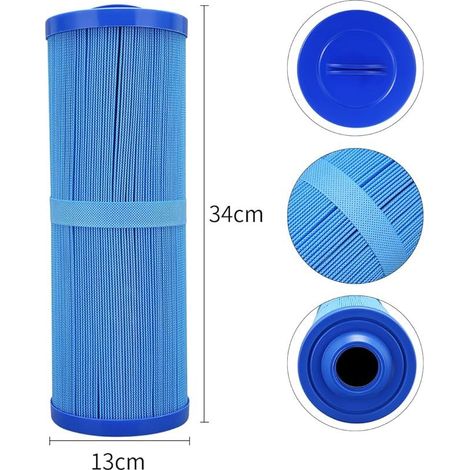 4CH-949 Ersatzfilterkartusche für Pleatco PWW50L, Filbur FC-0172, Waterway Teleweir 50, Rising Dragon 50, FIL50-5D13H15FCT-3 Whirlpool (1/5)