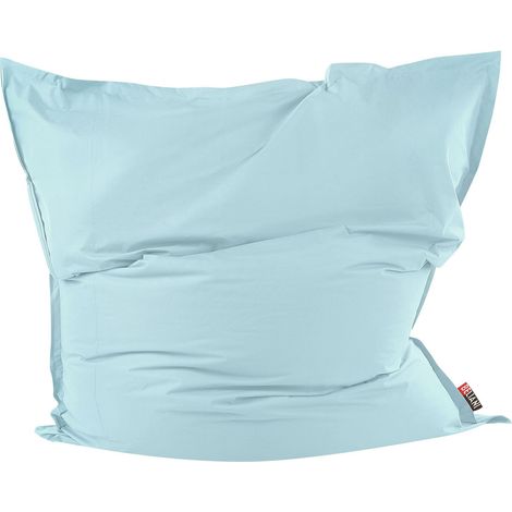 Extra Large Bean Bag Light Blue Lounger Zip Giant Beanbag FUZZY (1/5)