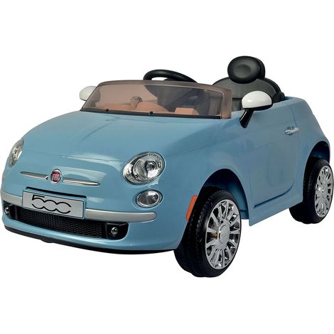 Macchina Elettrica per Bambini 12V con Licenza Fiat 500 Azzurra