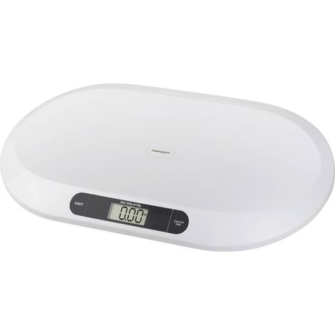 Topcom WG-2490 Bilance per bambini WG-2490 digitale Portata max.=20 kg Bianco (1/5)