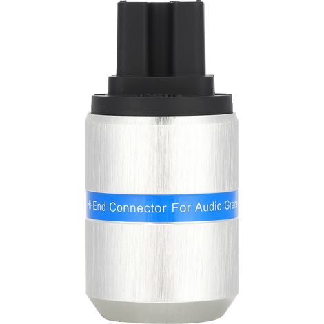 Fiche femelle IEC F106 en cuivre pur Monosaudio, connecteur d'alimentation 100-250V pour appareils audio et vidéo professionnels. (1/5)