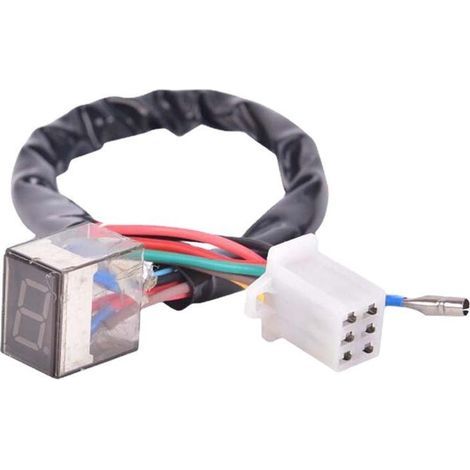 LED-Anzeige der Gangposition, universelle digitale 5-Gang-Ganganzeige, Motorraddisplay, Gangschaltsensor (1/5)