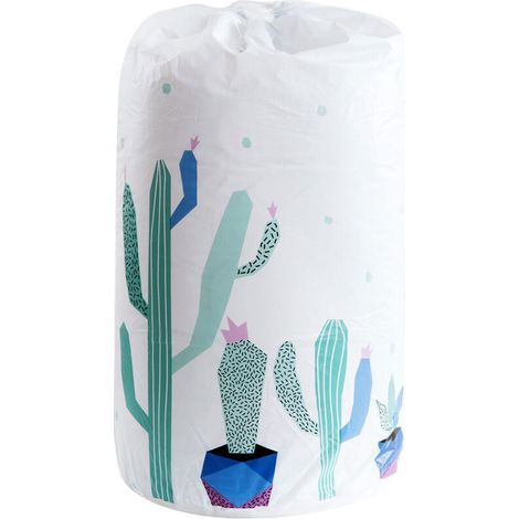 Sacs de rangement cylindriques pour grands vêtements, couverture d'oreiller, couette, sac d'emballage à cordon réutilisable, organisateur de maison