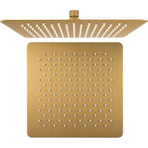 Sapho Slim - Soffione doccia, 300x300 mm, oro SL101GB (1/5)