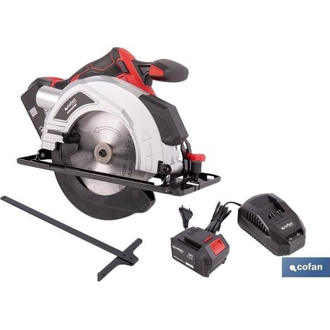 Sierra circular a batería Li-ion 20 V Ø185 mm con motor brushless (1/4)