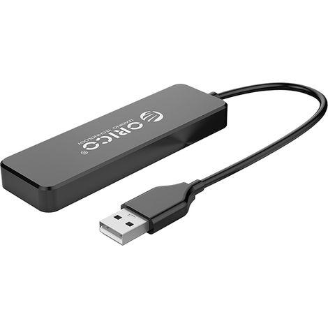 Estaci贸n de acoplamiento Hub FL01, divisor USB-A a 4 puertos USB-A - negro (1/4)