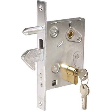 Serratura Infilare per Cancello a Gancio Sporgente e Perno 447 60 mm (447) (1/3)