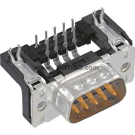 HARTING 09652626811 D-SUB Stiftleiste 90 ° Polzahl: 15 Löten 1 St.