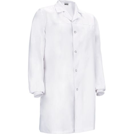 Bata de trabajo sin bolsillos CYCLONE 3XL Blanco (1/3)