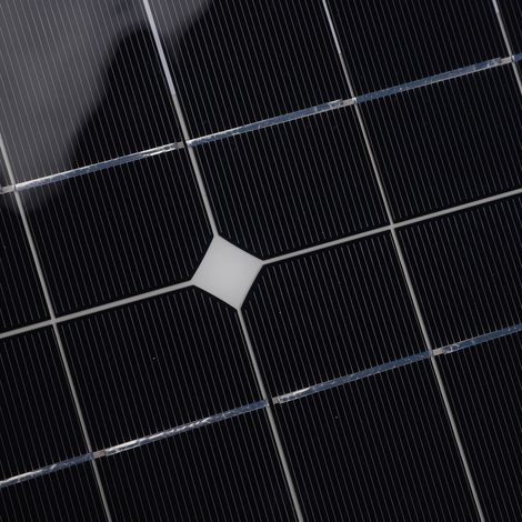 Cargador solar monocristalino portátil con regulador – Panel fotovoltaico exterior de 420 mm – 12 V/24 V y USB 5 V/2 A – Protección integrada (1/5)