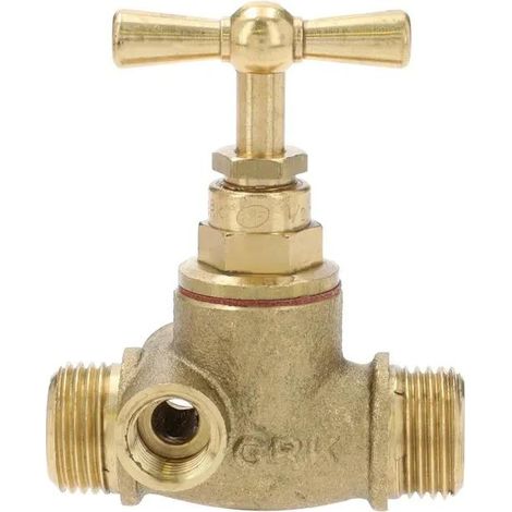 Garis Wasserhahn mit Hebel aus unbehandeltem Messing