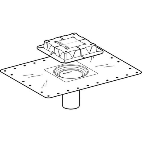 Geberit CleanPoint Flansch für Duschbodenablauf, 243.552.00.1