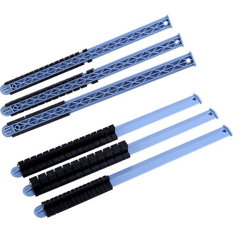 Range mural en plastique 3 pièces, porte-douilles 1/4 3/8 1/2, organiseur à cliquets, rail diviseur fixé au mur, support de rangement compact pour atelier. (1/5)