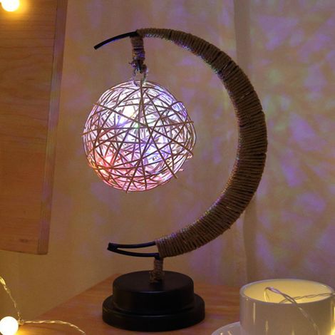 Lampe Lune - Lampe LED Réglable par Toucher - Éclairage Nocturne pour Chambre d'Enfant ou Salon - 1 Pièce (1/4)