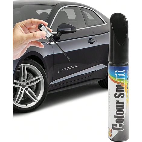 Kit de réparation de rayures de voiture, stylo de retouche peinture rouge, universel pour rayures profondes et superficielles, sans polissage, noir, 1 pièce (1/4)