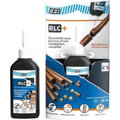 GEB – Résine anaérobie pour raccords lisses – Assemblage sans flamme – Résiste aux coups de bélier – Certifié WRAS BS 6920 (1/6)