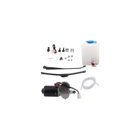 Kit moteur d'essuie-glace électrique pour UTV et ATV Lame caoutchouc souple Installation facile Fonctionnement silencieux (1/5)